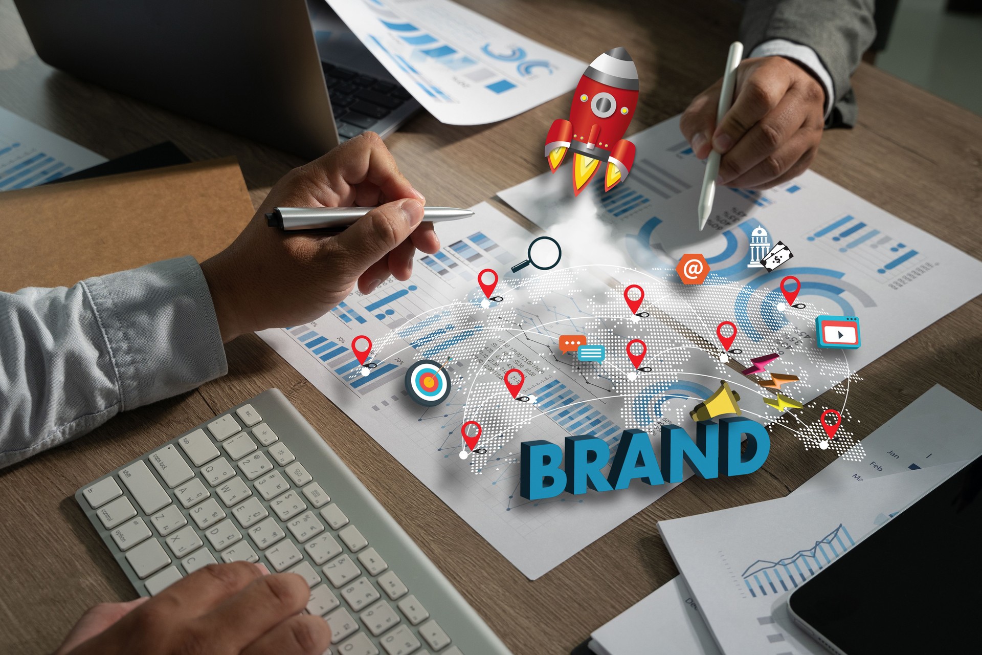 branding concept business designer idea development Branding Marketing and Advertising media network